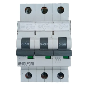 Polycab 6A TP C Curve Three Pole 10kA MCB